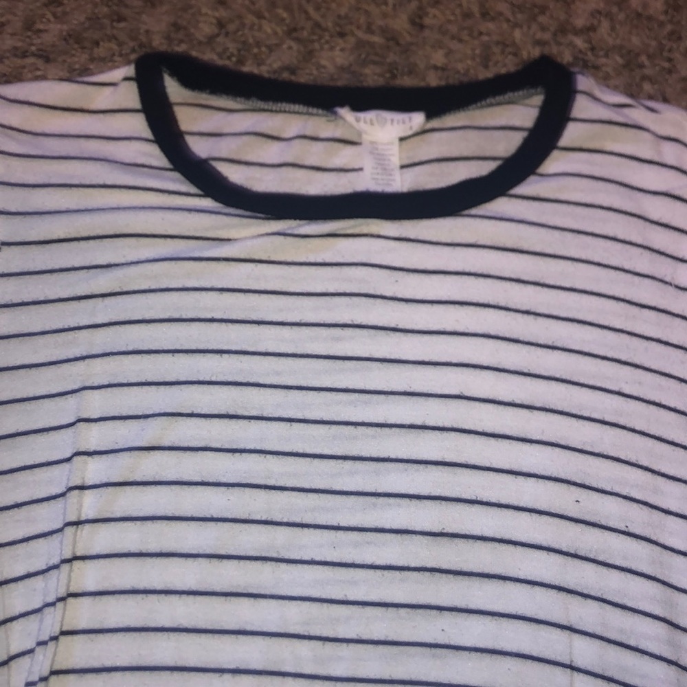 Short sleeve stripped tee